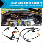 2X ABS Speed Sensor Set for Ford Escape (2009–2012) Front Left & Right