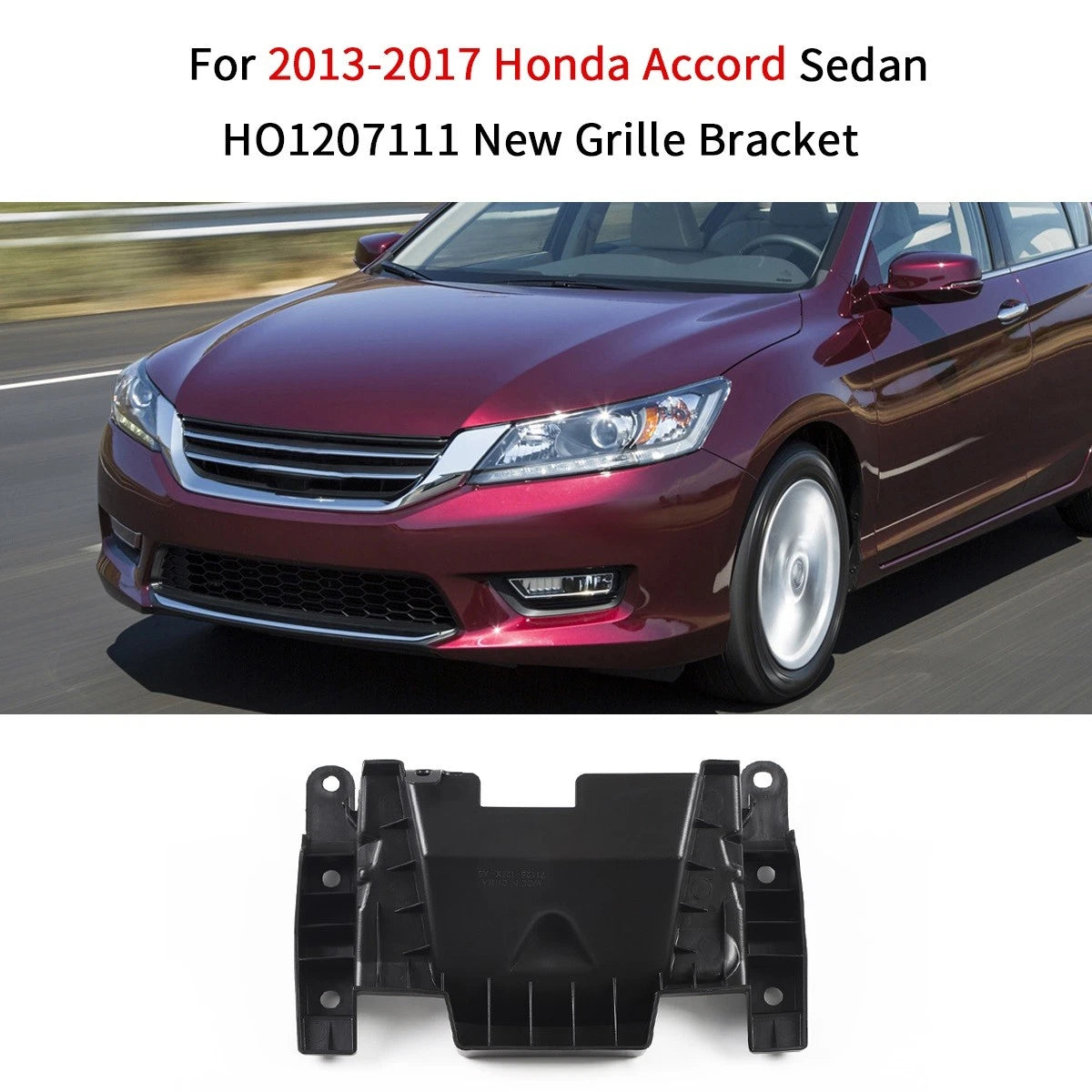 Front Grille Bracket 71125T2AA00 for Honda Accord Sedan (2013–2017)