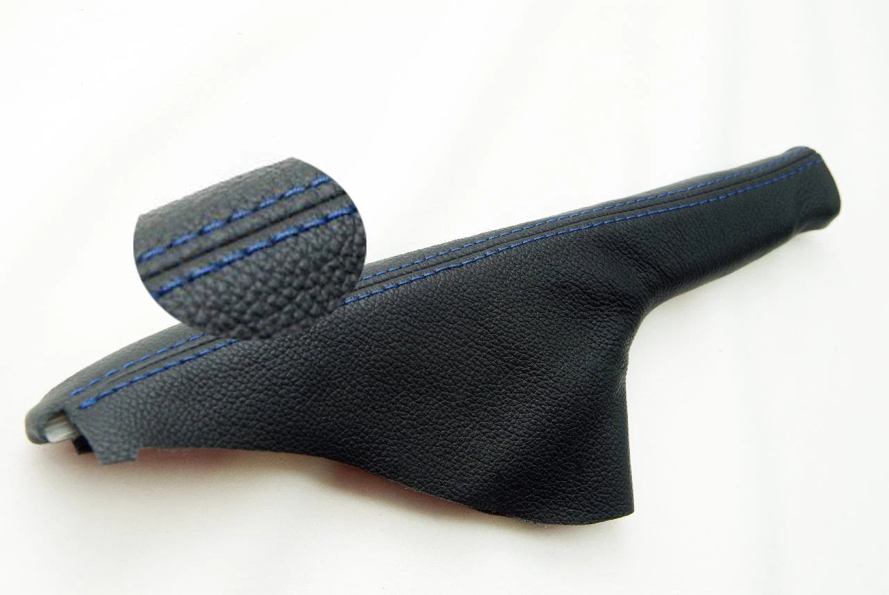 E Brake Boot for VW Vento GTI MK4 (1999–2004) Blue Stitch Leather Synthetic