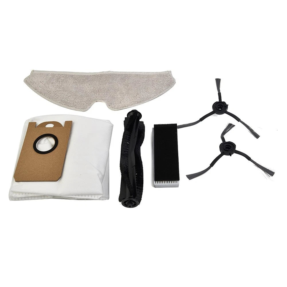 Replacement Parts Set of 4 for T1 Pro Roller Brush Filter Side Brush Mop Cloth