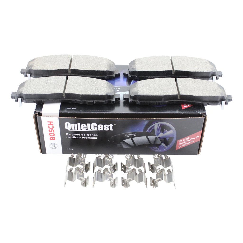 Set of 4 Bosch QuietCast Front Ceramic Brake Pads for Chrysler Dodge VW