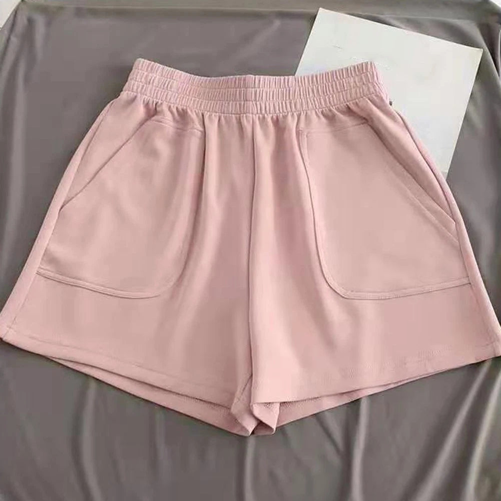 Set of 2 Comfortable Loose Wide Leg Shorts for Women (Sports, Daily Life)