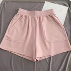 Set of 2 Comfortable Loose Wide Leg Shorts for Women (Sports, Daily Life)