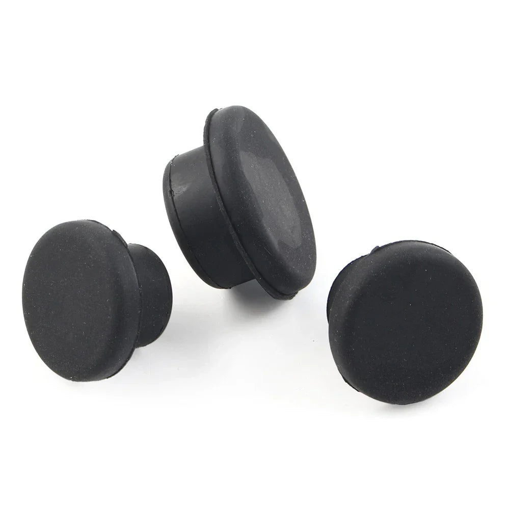 Tailgate Rubber Dust Plugs 3 x for Jeep Wrangler JL (2018 - up) Black