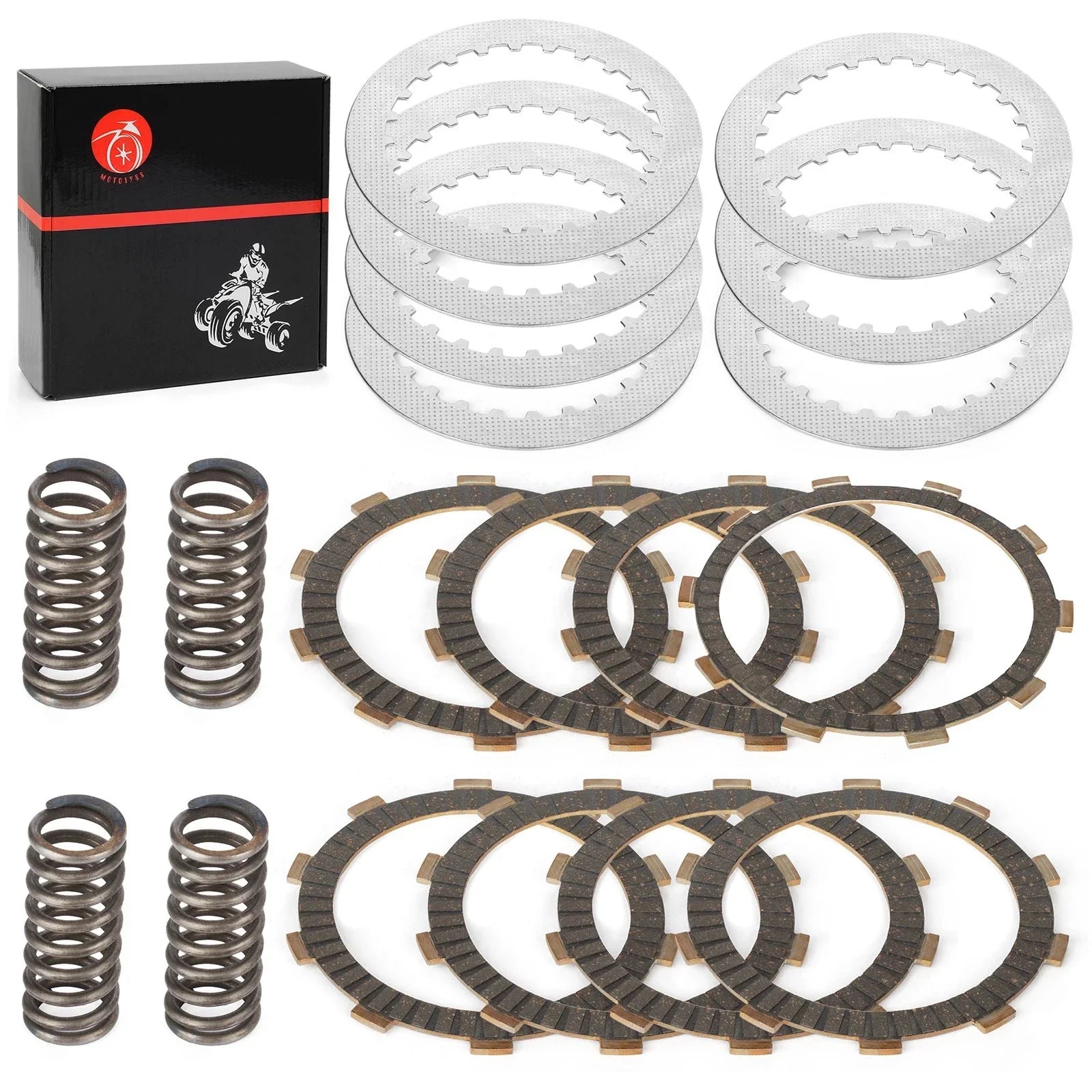 Heavy Duty Clutch Friction Plates Kit for Honda VT750 Shadow Spirit Aero(2004–2015)