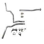 Dual Exhaust Kit for Toyota Tacoma (2016–2023) 2.5" No Muffler DBL Wall w/ Tip
