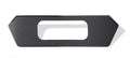 Carbon Fiber Rear License Back Plate w/Black Brushed trim for 20-21 Corvette C8
