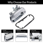 Chrome Tailgate Door Handle Latch Keyhole for Toyota Tundra (2000–2006) 690900C010