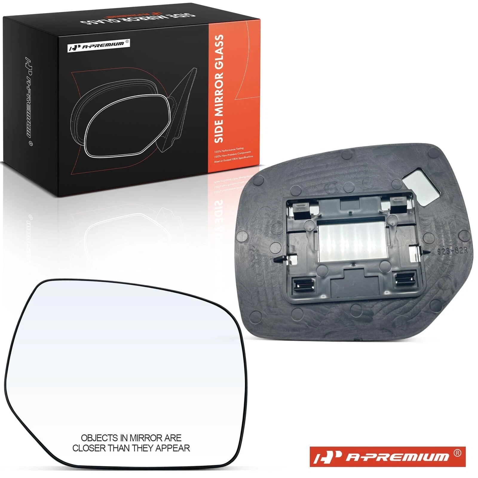 Passenger Manual Mirror Glass for Subaru Forester, Impreza (2014–2018)
