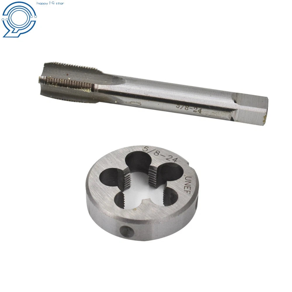 15.875mm-24 Tap and Die Set UNF for Gunsmithing (HSS)