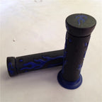 7/8" Blue Flame Gel Black Hand Grips for Yamaha FZR YZF 600