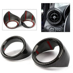 Carbon Fiber Dashboard Air Outlet Vent Trim for Alfa Romeo Giulia (2017-2018)