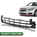 Front Bumper Lower Grille for Chevrolet Malibu (2013) Black