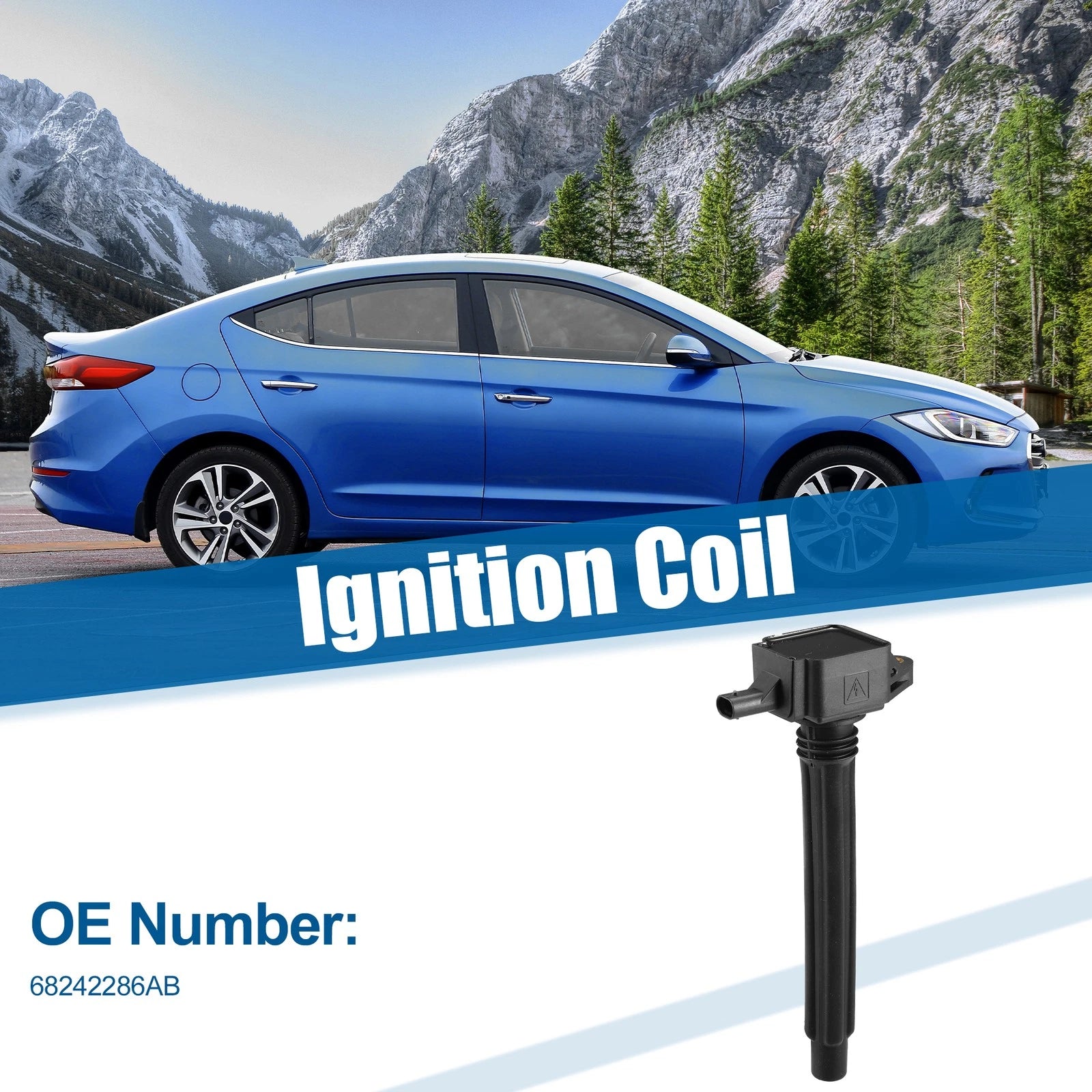 Ignition Coil No. 68242286AB for Jeep Cherokee (2014–2021) & Ram ProMaster City (2015–2021)