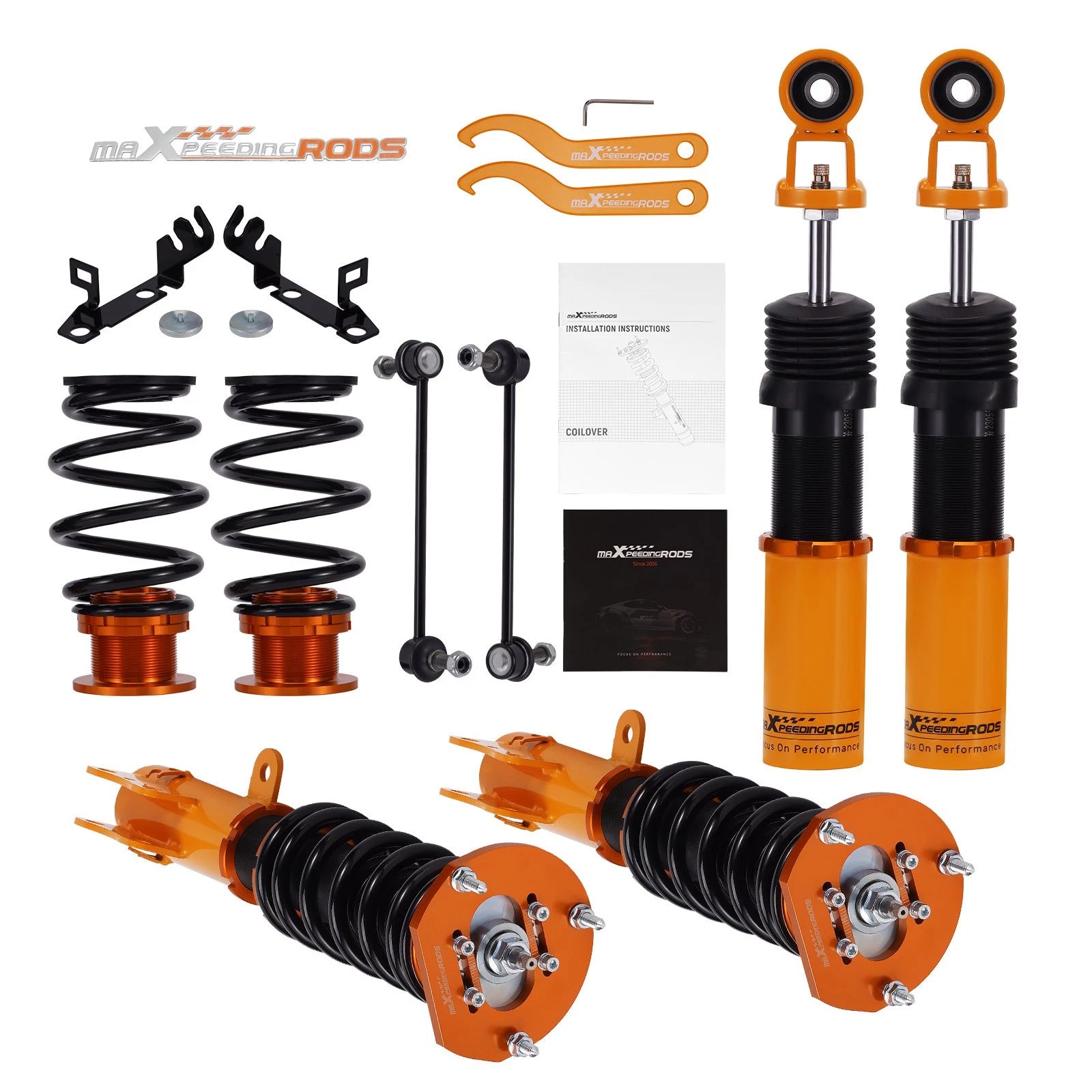 Coilovers 24 Way Damper Shocks Struts Springs Kit for Chevrolet Cobalt (2005–2010)
