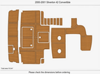 EVA Pads Flooring Mat for Silverton 42 Convertible (2001)