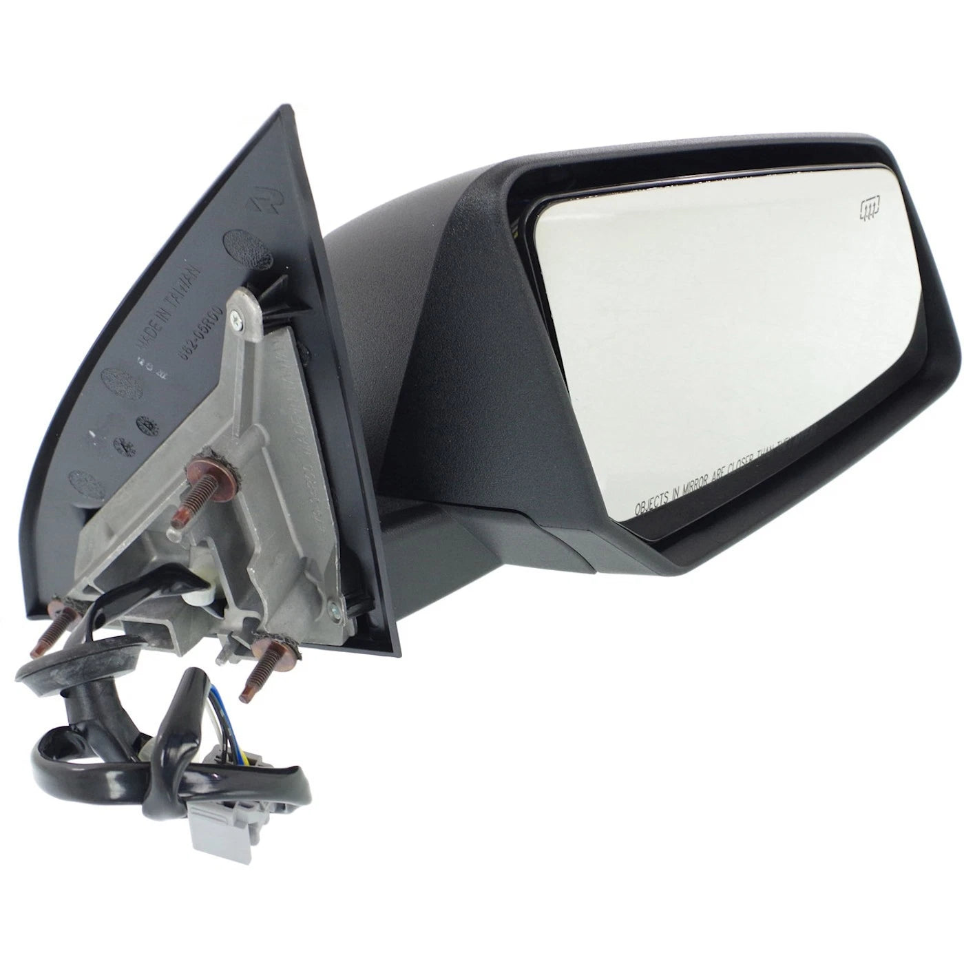 Power Mirror for GMC Acadia Passenger Side Heated Textured Black (2008)