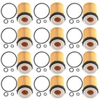 Set of 12 Oil Filters for Mercedes-Benz GLC300 (2016–2023)