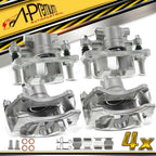 Set of 4 Front & Rear Disc Brake Calipers for Jeep Compass (2007–2017)