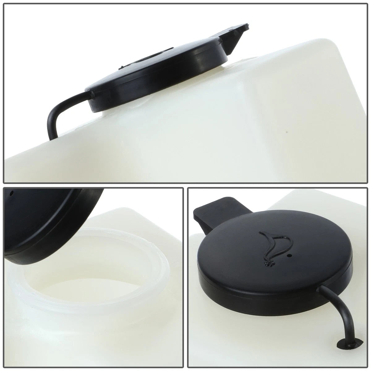 Coolant Overflow Tank Reservoir Bottle + Cap for Mazda Protege (1995–1998)