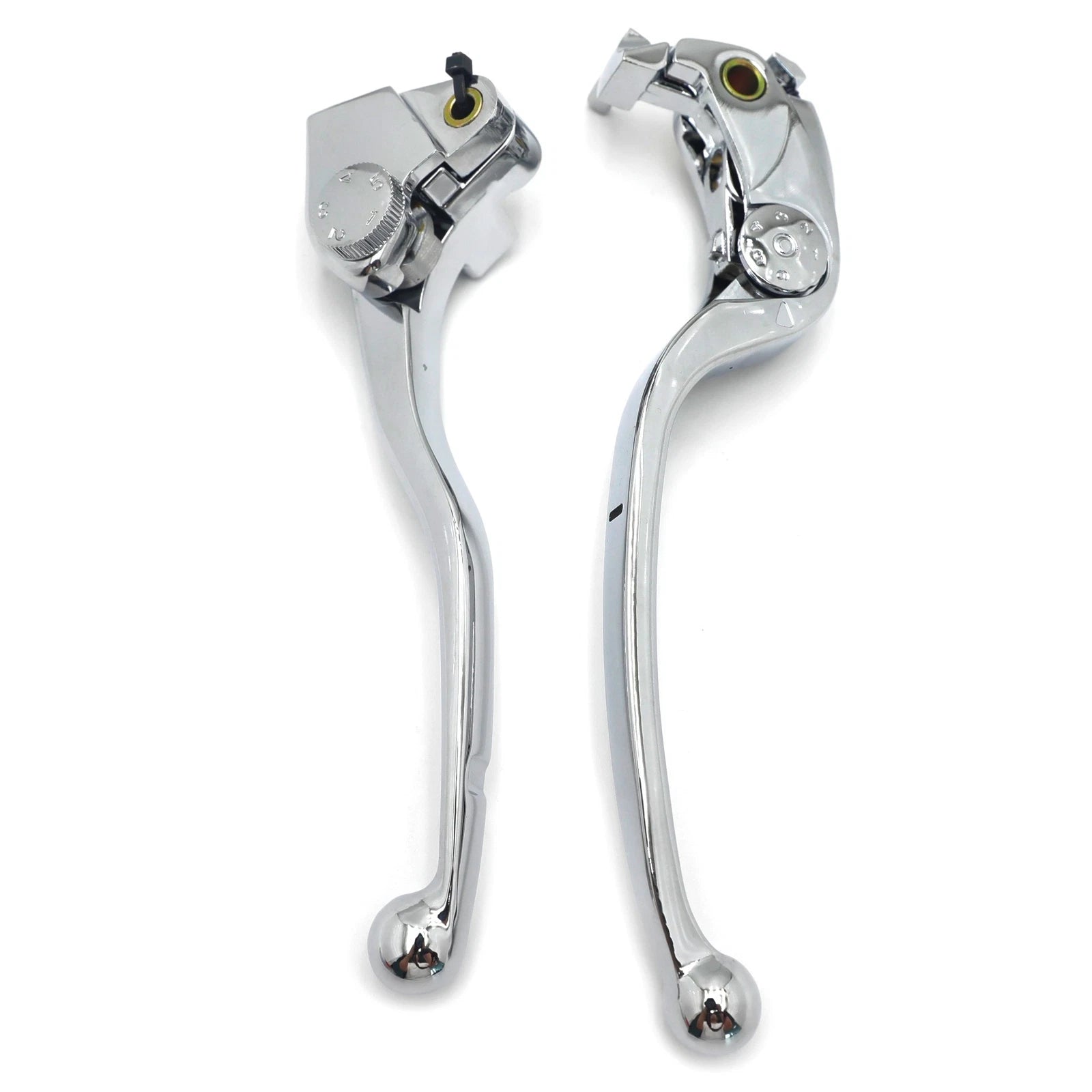 Front Brake Clutch Levers for Kawasaki Ninja ZX-6R (2019–2024) Chrome