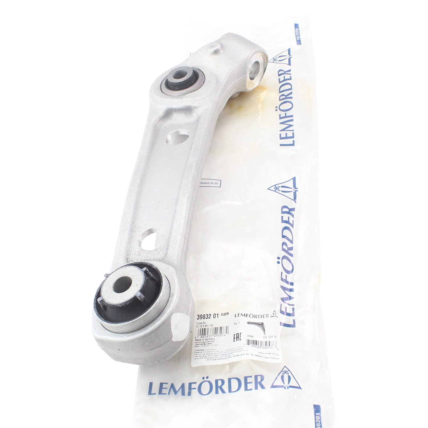 Lemforder Front Right Lower Rearward Control Arm for BMW 530e (2018–2023)