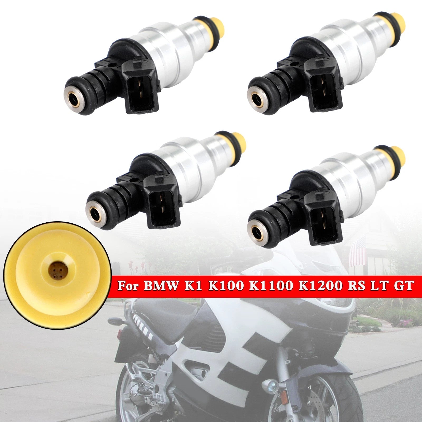 Set of 4 Fuel Injectors 0280150941 0280150705 for BMW K1 K100 K1100 K1200