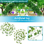 Artificial Ivy 12x2M Green Plastic Leaves for Home Decoration