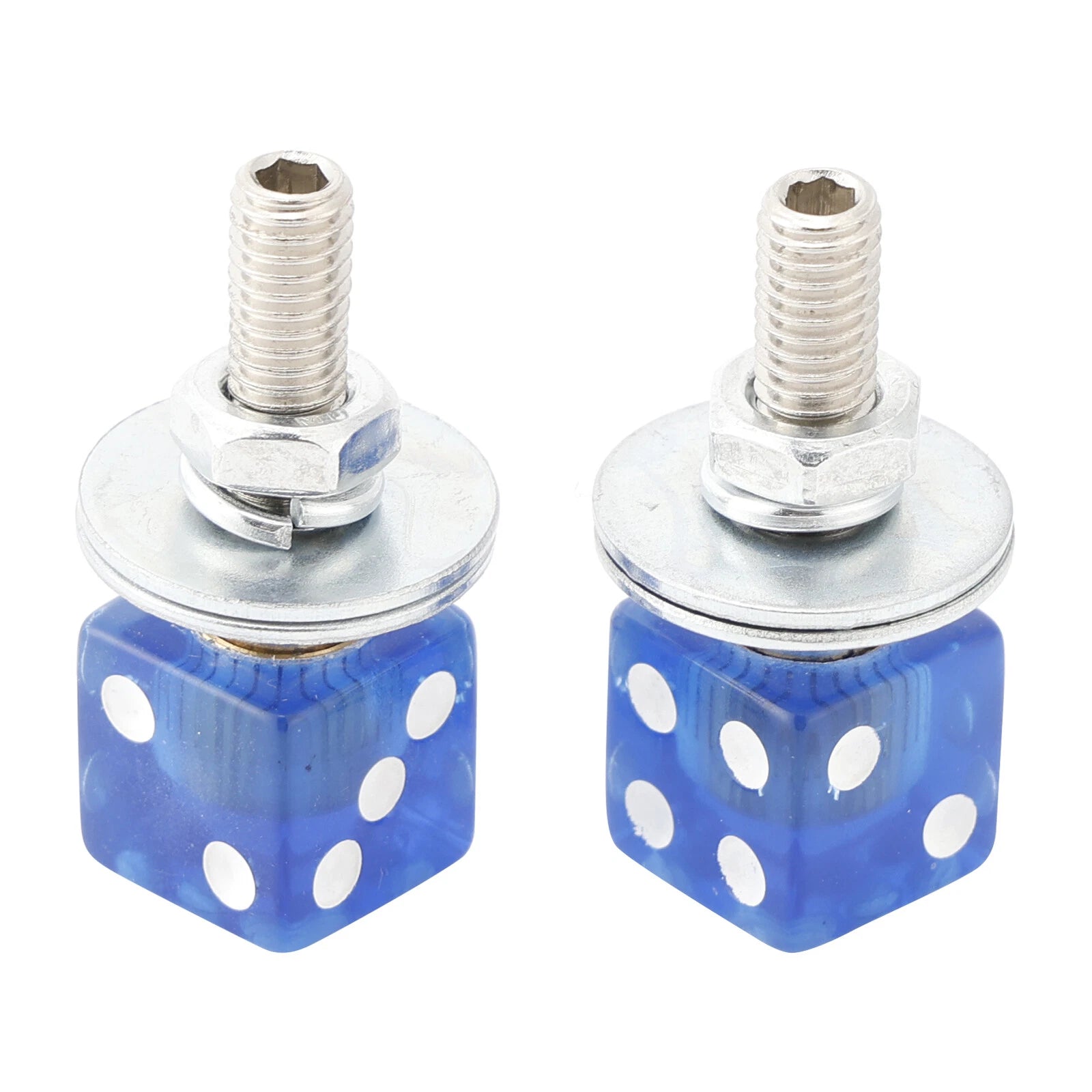2X M6 Plastic License Plate Frame Screws for Custom Applications