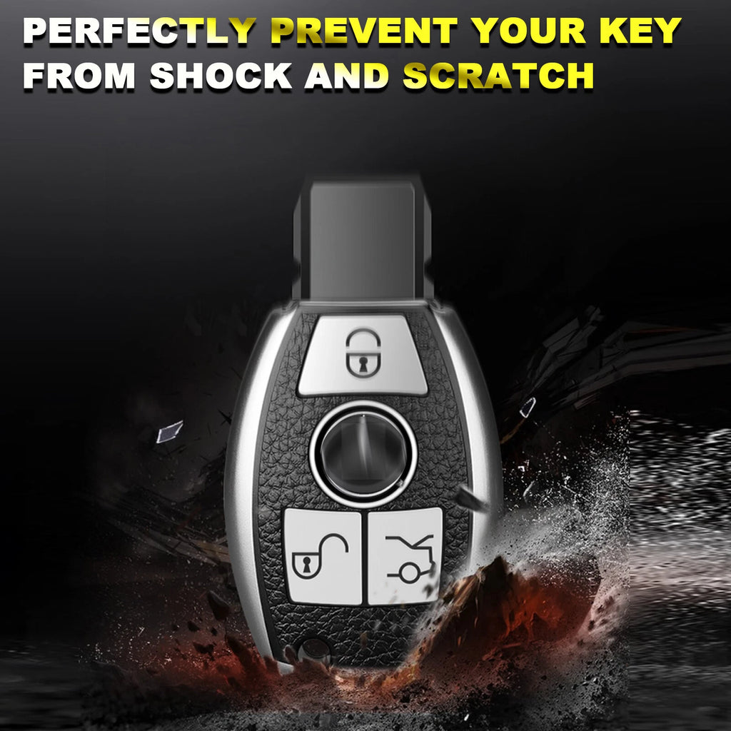 Soft TPU Remote Key Fob Shell for Mercedes-Benz C-Class (2014-2019)