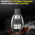 Soft TPU Remote Key Fob Shell for Mercedes-Benz C-Class (2014-2019)