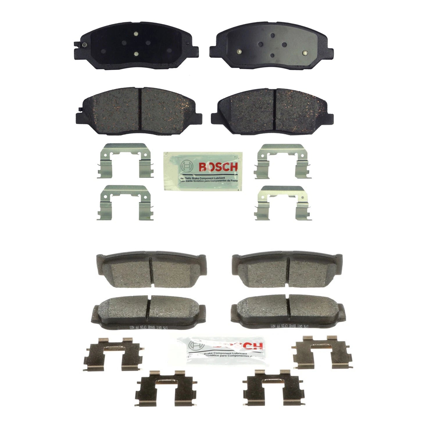 Bosch Blue Ceramic Disc Brake Pad Kit for Kia Sedona (2006)
