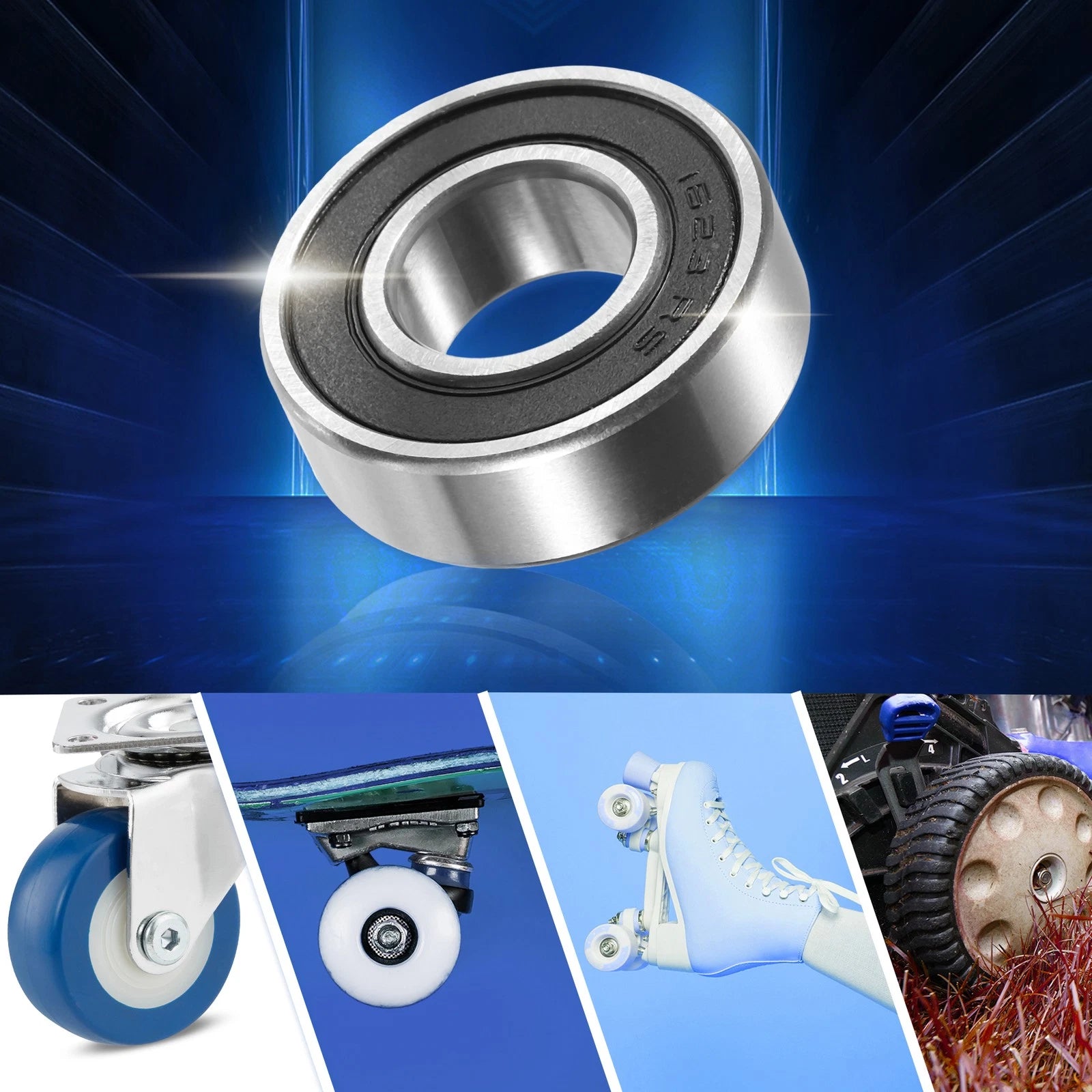 2 Pcs 1623-2RS Deep Groove Ball Bearings for [Make Model] ([YYYY–YYYY])