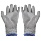 Safety Grip Work Gloves Cut Resistant Non-Slip PU Coated