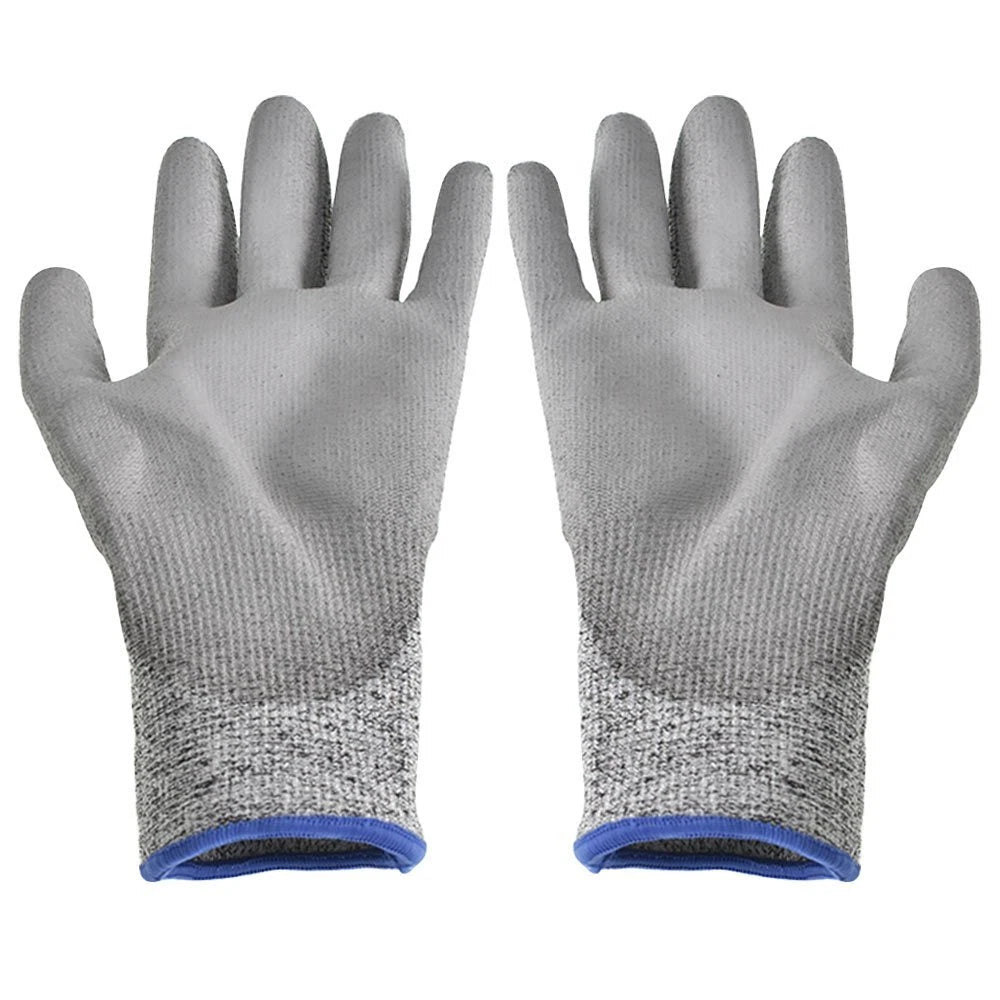Safety Grip Work Gloves Cut Resistant Non-Slip PU Coated