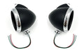 Headlight Buckets w Amber Turn Signal for Pair Black Guide 682-C Style (2000–2006)