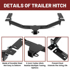 2" Receiver Class 3 Trailer Hitch for Ford Edge (2007–2014) / Lincoln MKX (2007–2015)