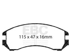 Front Brake Pad Set for Suzuki Swift GT (1990–1994) FC744MQ