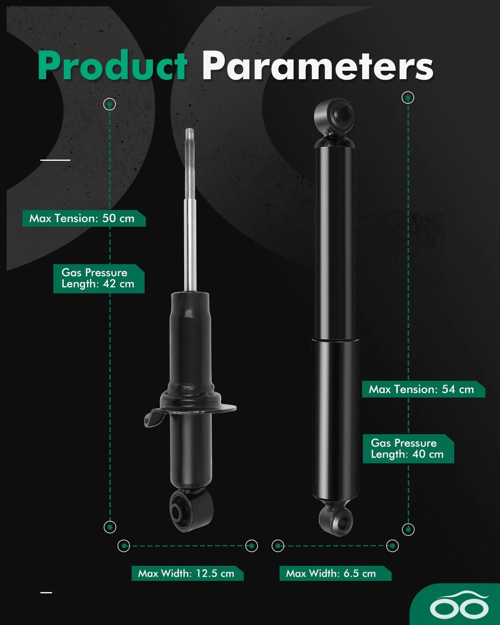 Set of 4 Shock & Struts Assembly Kit for Nissan Xterra (2005–2014)