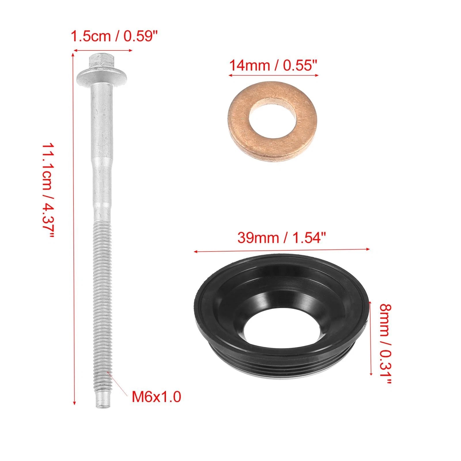 Injector Seal Clamp Bolts Kit 1372386 for Ford Transit MK7 (2006–2011)