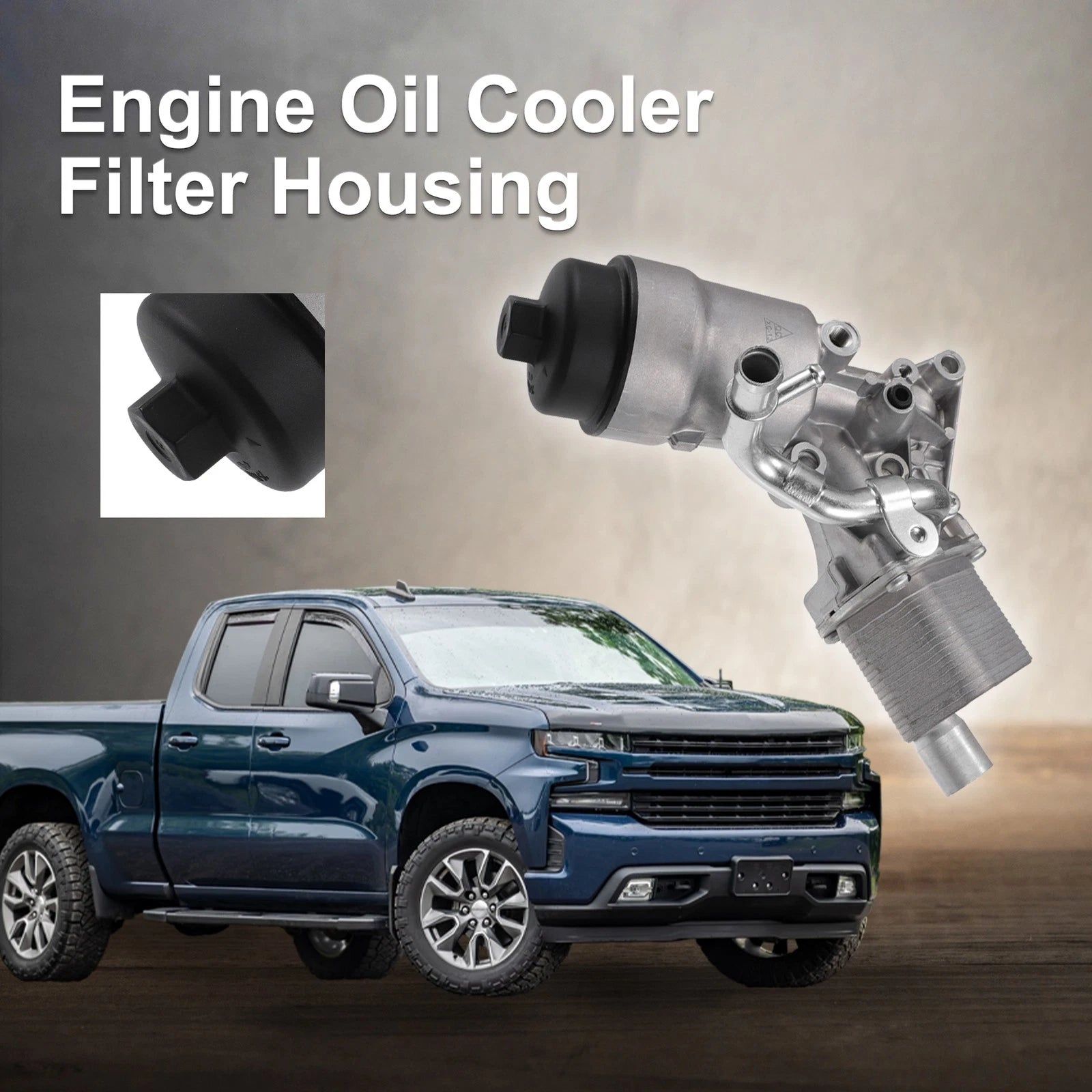 Engine Oil Cooler Filter Housing with Seals for Chevrolet Cruze (2011–2019)