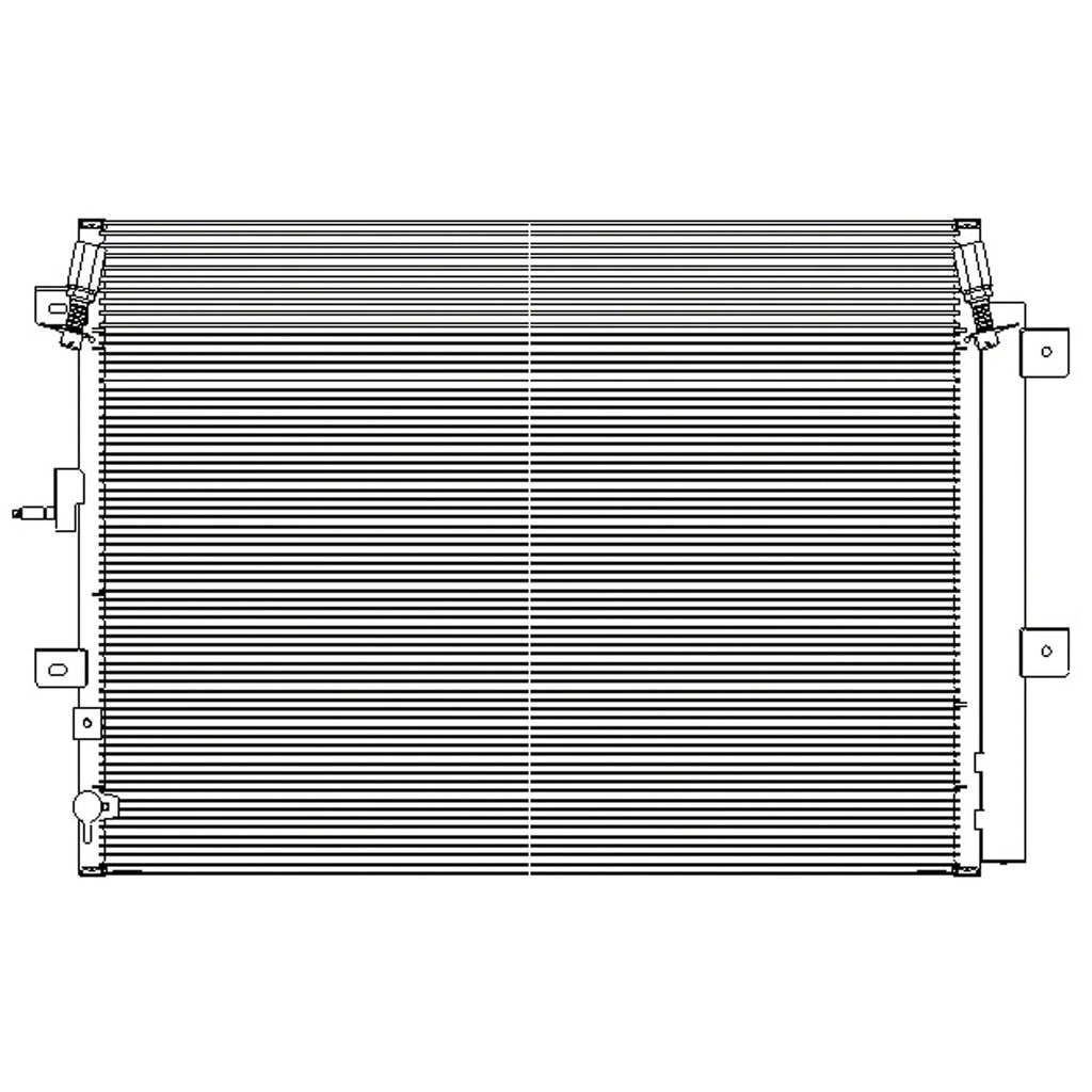 Replacement A/C Condenser Repair Part For 2015-2018 Ford Edge