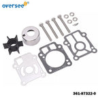 Water Pump Repair Kit 361-87322 for Tohatsu Nissan 2T 25 30HP Mercury 853792A07