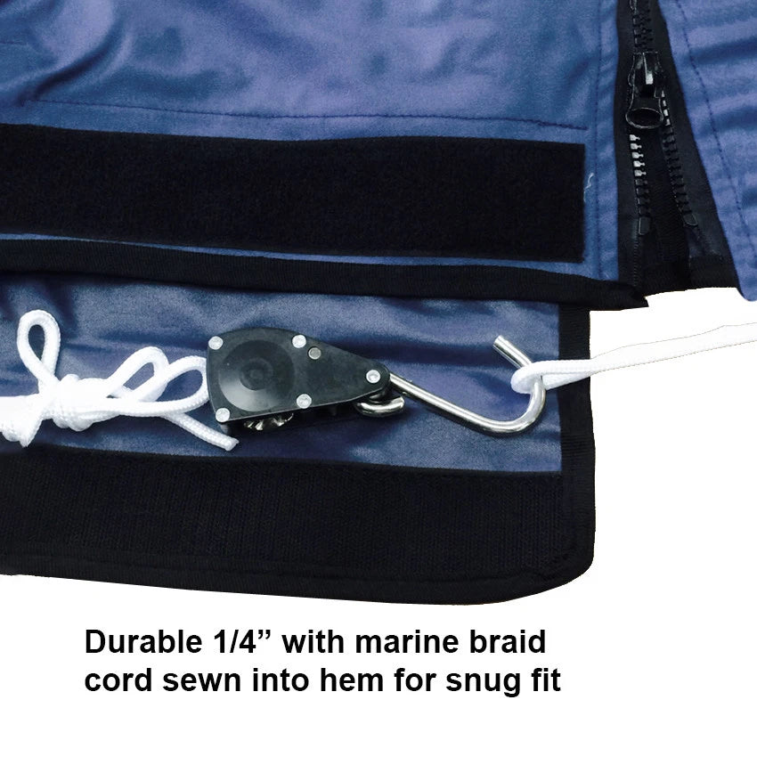 Boat Cover for ShearWater 23LTZ (2018–2023) Hard-Top T-Top Navy