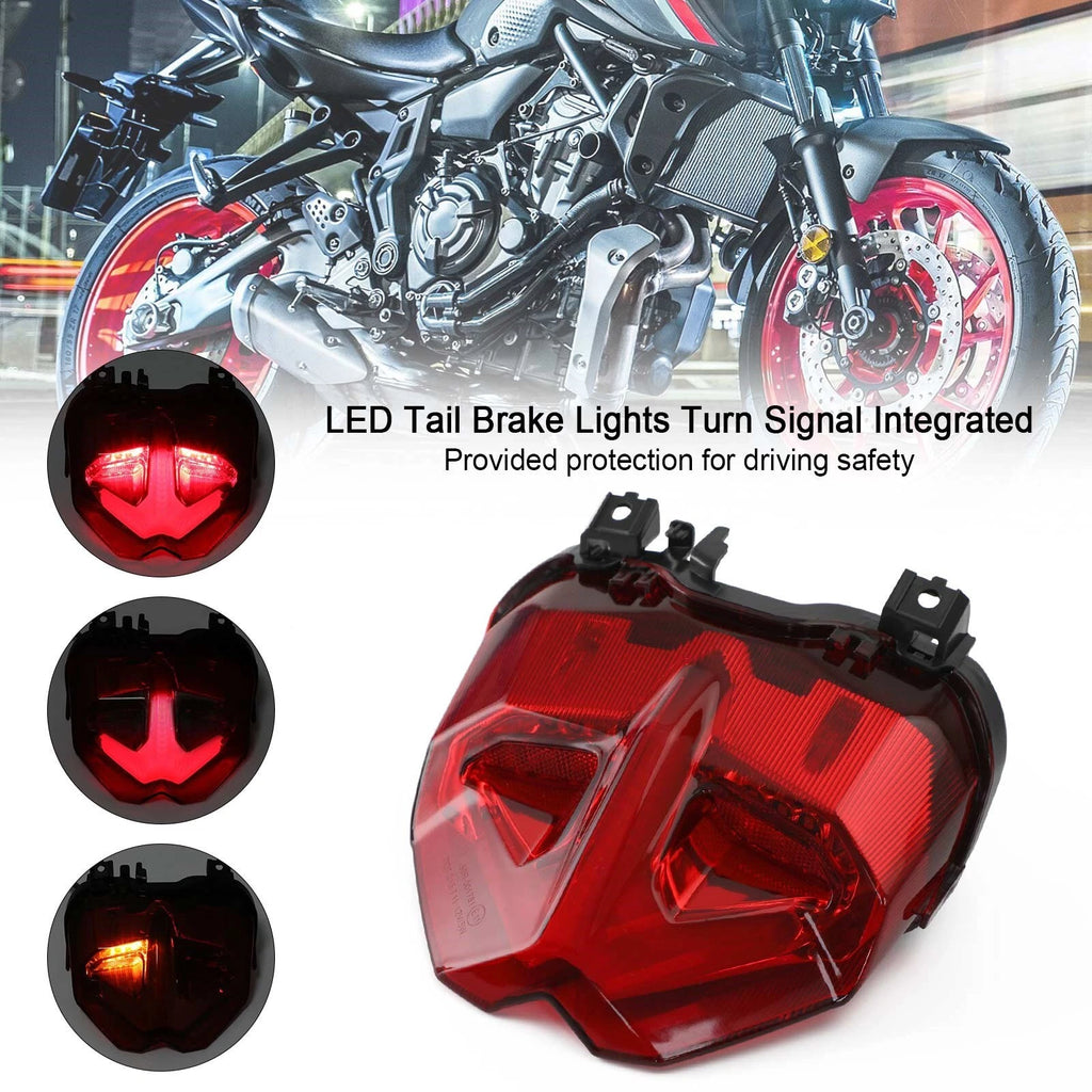 Tail Brake Lights Turn Signal for Yamaha MT-09 MT10 SP (2021–2023) Red