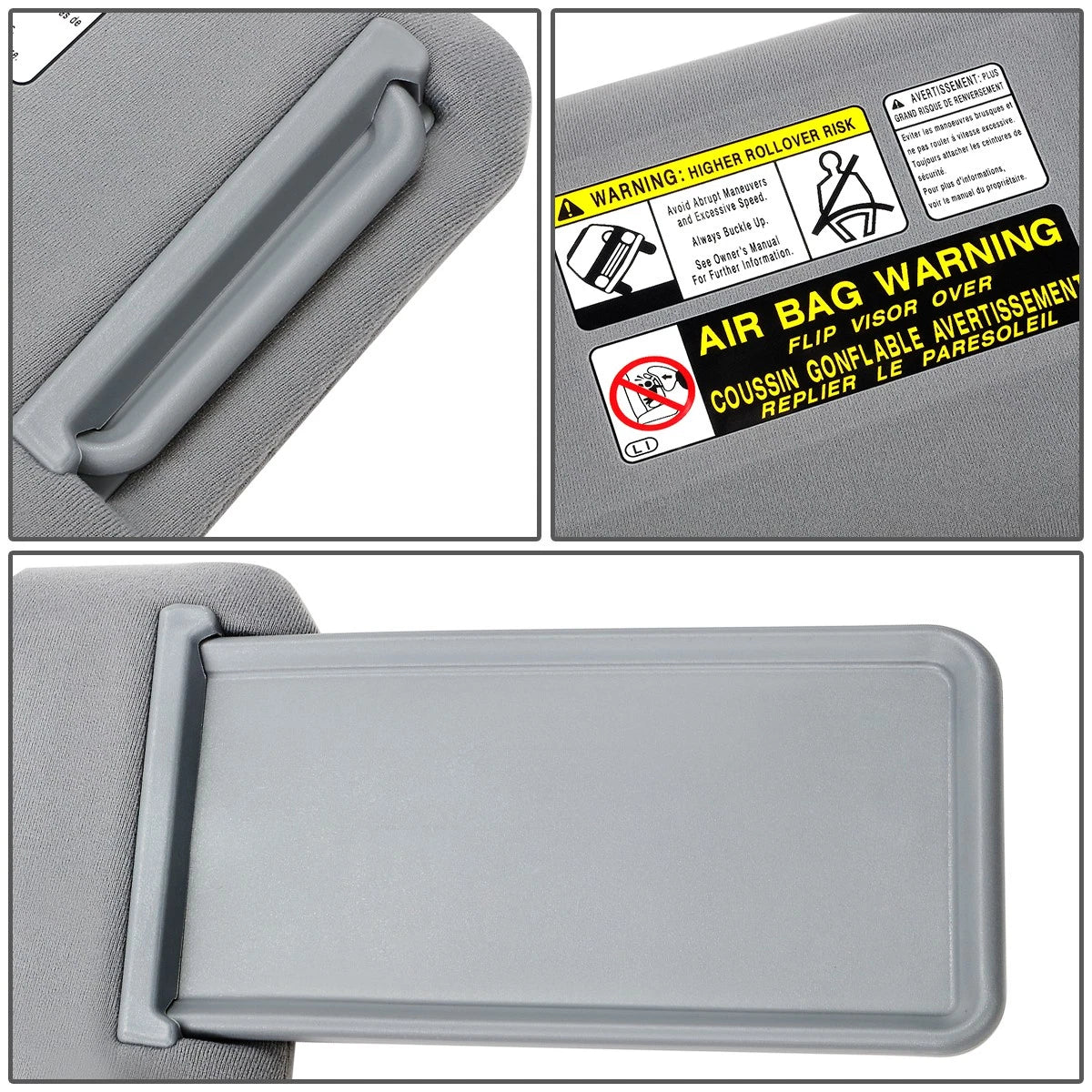 Left Driver Side Sun Visor for Toyota Tacoma (2005–2011)