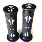 7/8" 22mm White Hand Grips for Aprilia BMW Ducati Triumph (Offroad)