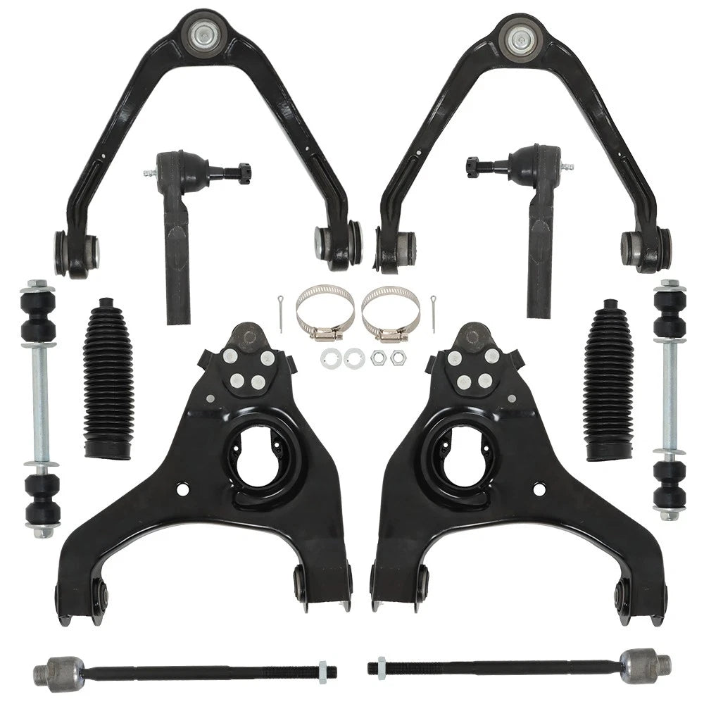 Set of 12 Front Control Arms for GMC Sierra, Chevrolet Silverado 1500 (1999–2006)