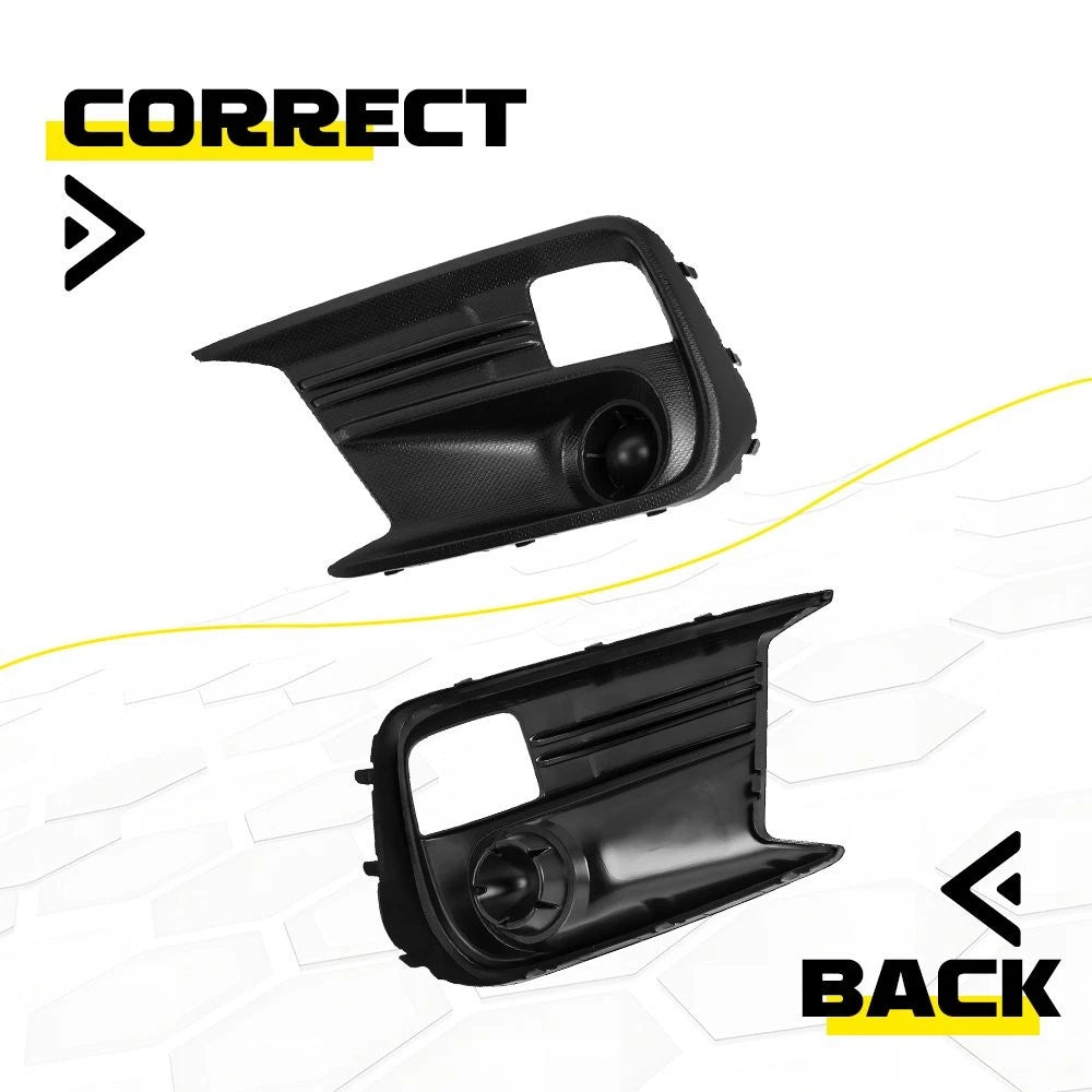 2X Front Fog Light Covers Bezel Grill for Subaru WRX STI (2018–2021)