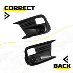 2X Front Fog Light Covers Bezel Grill for Subaru WRX STI (2018–2021)